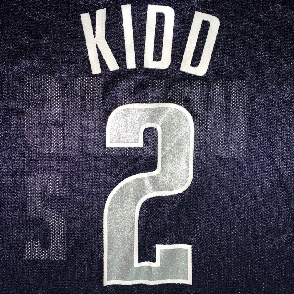 Adidas Jason Kidd Dallas Mavericks #2 Navy Blue Road Jersey Men’s Large - Picture 6 of 6